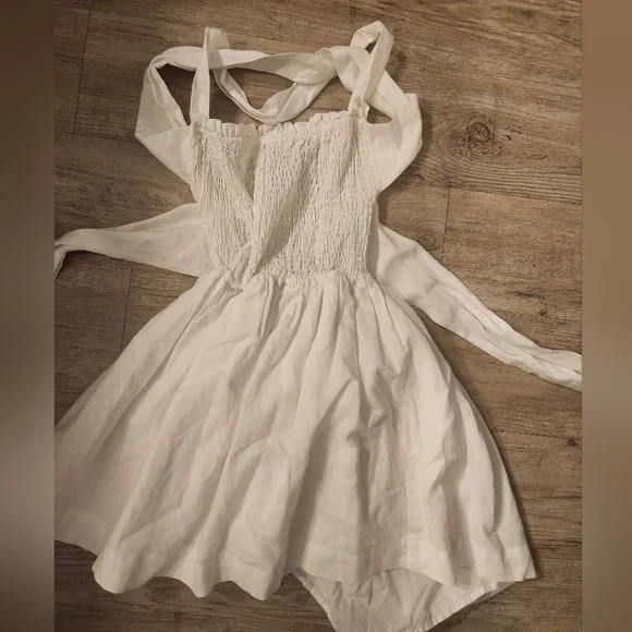 Peppermayo European Towns Linen Mini Dress - Picture 3 of 5